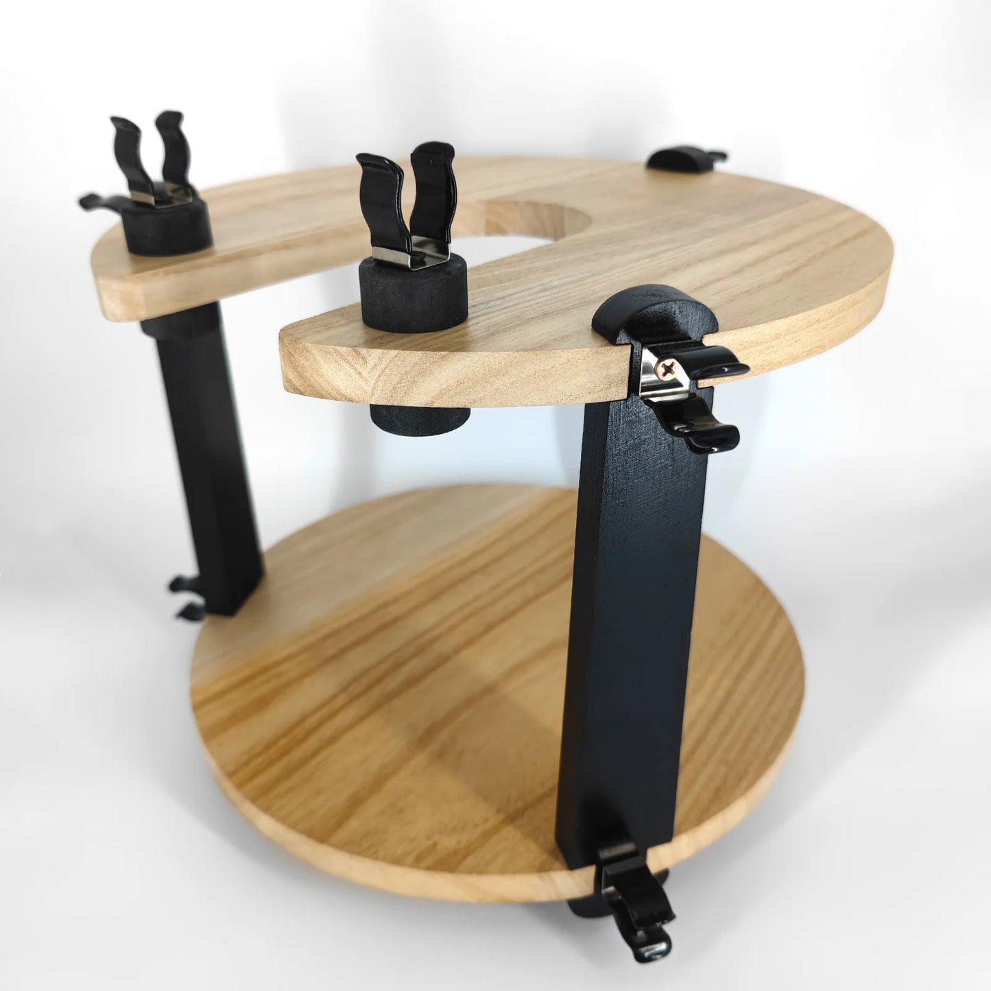 Shisha Stand Portable Wooden Hookah Table Holder Station With Wheels Rolling for Vase protection Hose Clamp Nargile Accessories