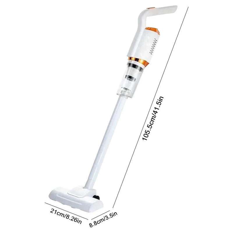 Cordless Portable Cleaning Robot 2000mAh Handheld Water Sweeper USB Rechargeable Strong Suction 2 in 1 120W for Home and Car Use
