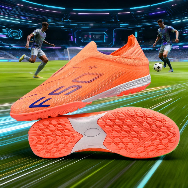 New Men's Football Boots Turf Comfortable Soccer Shoes Sport Ultralight Fg Grass Cleats Futsal Non Slip Indoor Adult Non-Slip
