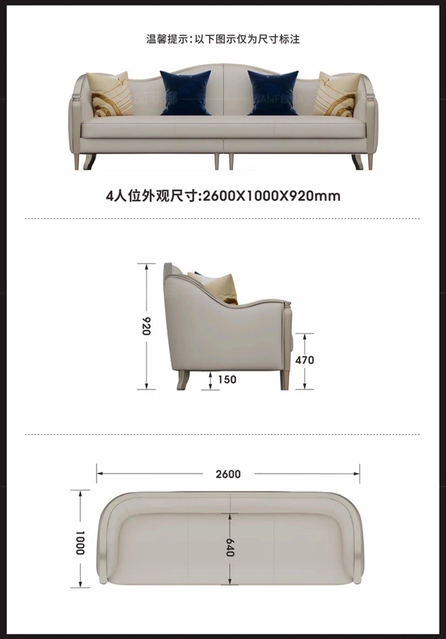 Classic Waterprof Sofa Designer Adults Romantic Cushion Sofa Elegant Living Room Muebles Para Habitacion Home Accessories