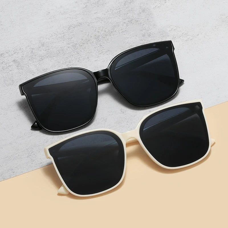 Trendy UV400 Sunglasses for Men Fashion Retro Square Polarized Sun Glasses Eyewear Male Women Vintage Myopia Eyewear0-1.0-4.0