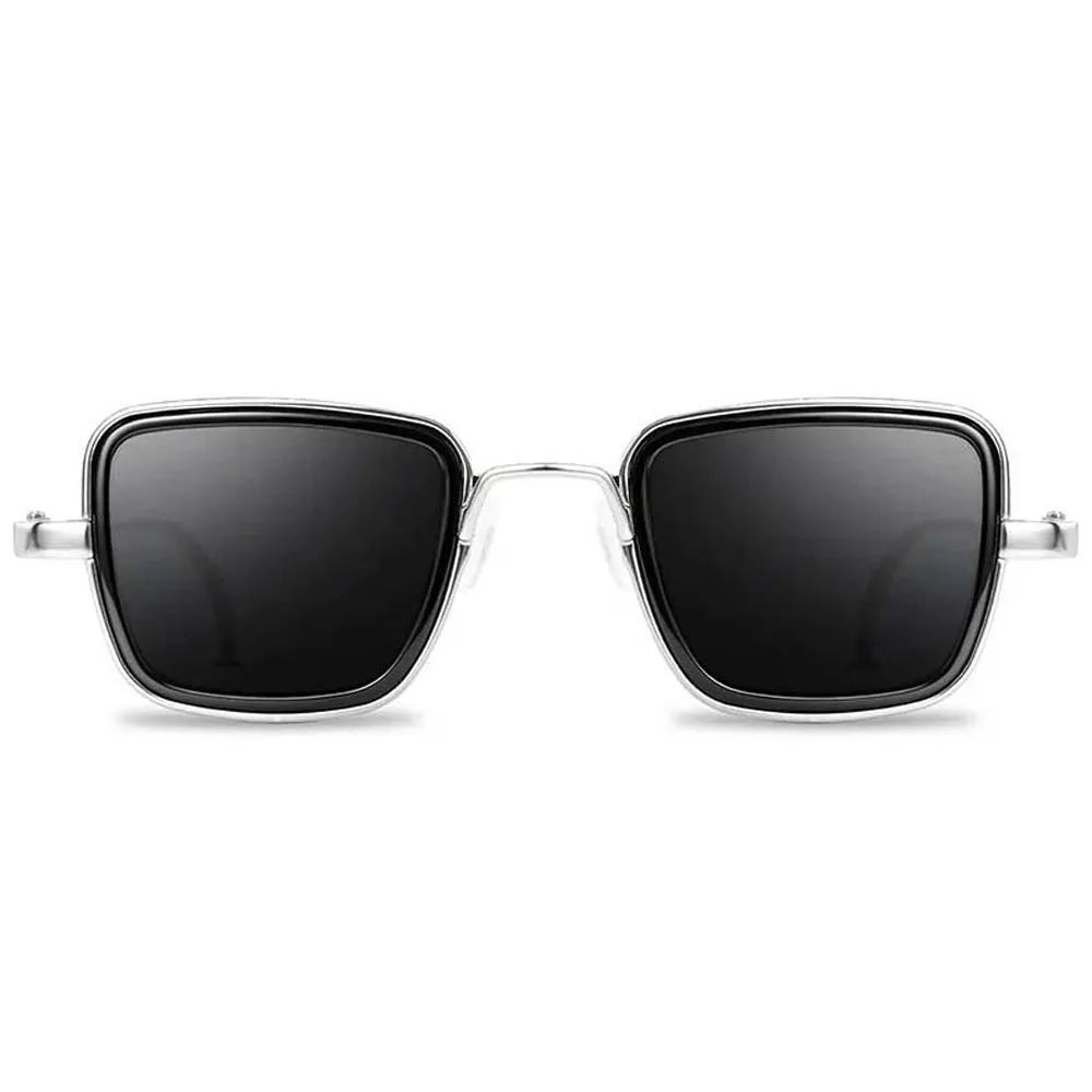 Lightweight Retro Square Sunnies Gradient Sunshade Eyewear Unisex Polarizing Lens Sunglasses Alloy Indian Style Anti-UV Glasses