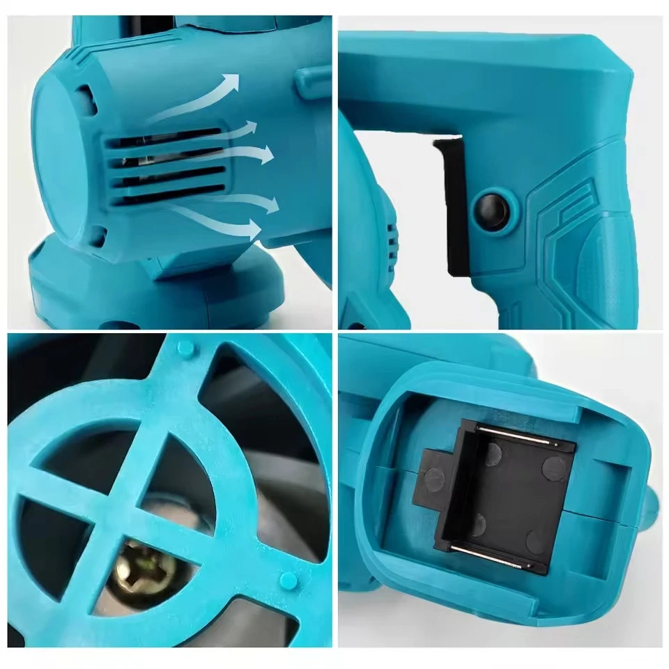 Cordless Handheld Air Blower 2 In 1 Electric Vacuum Cleannig Suction Leaf Blower Dust Cleaner Power Tool for Makita Battery