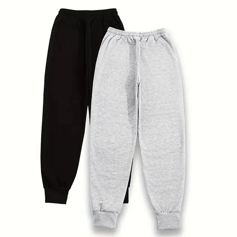 Womens Jogging Pants 2 Piece Set High Waist Sweatpants Fall Winter Lounge Wear Comfort Fit Yoga Casual Trousers 2packs Bottoms