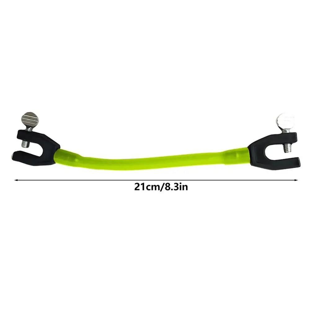 Snowboard Connector Stainless Steel Ski Trainer Easy Snow Ski Training Tools Ski Practice Aid for Beginners Kids Adults