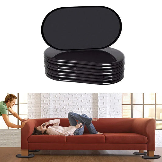 8PCS Heavy Duty Furniture Movers Reusable Large Furniture Sliders Bed Sofa Table Desk Moving Pads for Carpet and Hardwood Floor