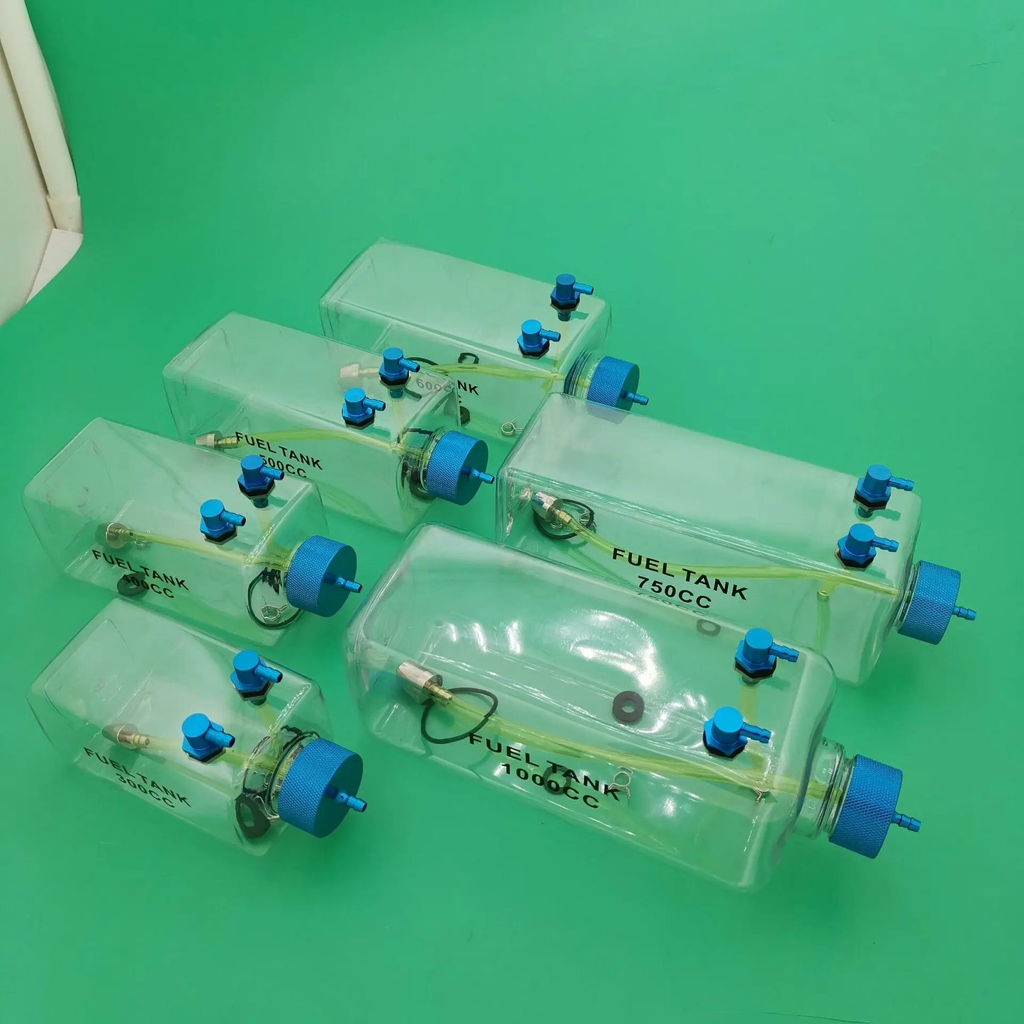 RC Plane Fuel Tank Transparent Plastic 300ML 400ML 500ML 750ML 1000ML 1600ML For Gas oil turbine jet or gasoline Airplane Model