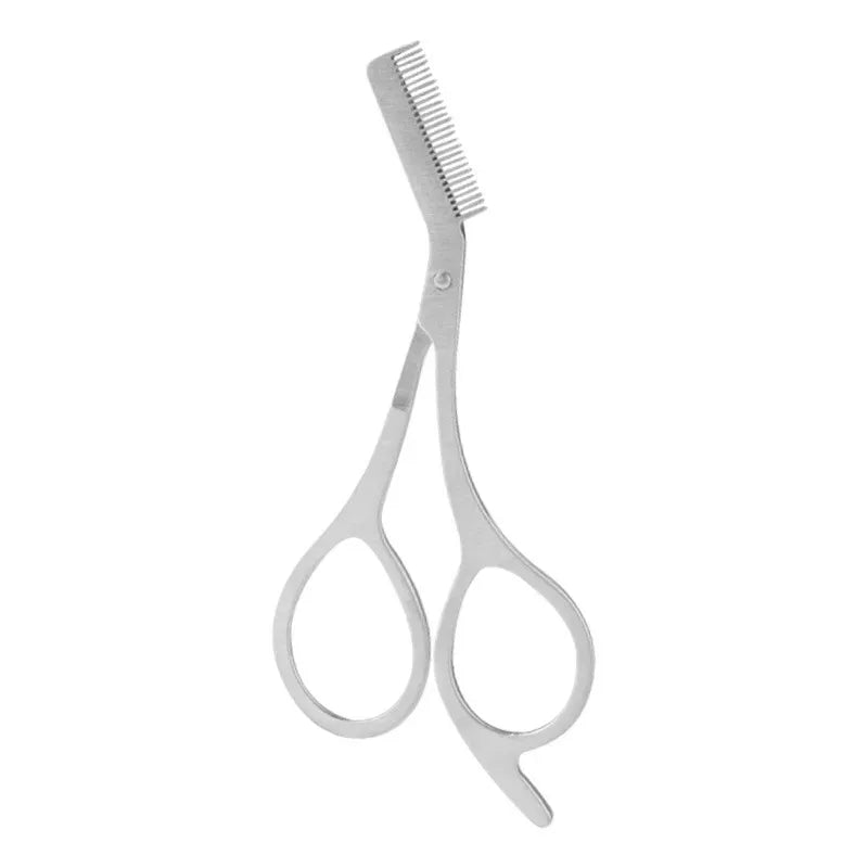 Stainless Steel Eyebrow Scissors Comb High Quality Makeup Scissors Trimming Eyebrow Knife for Men Women Hair Remover Shaver Tool