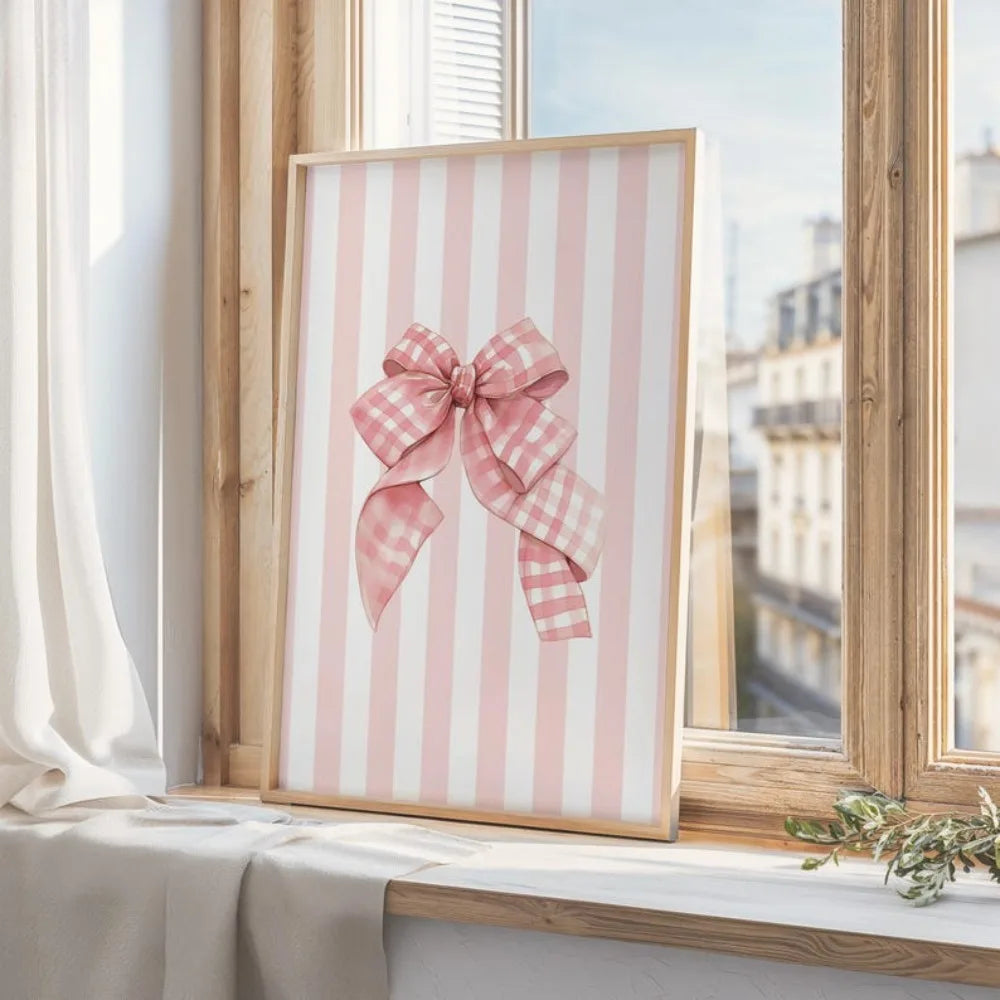 Frameless Pink Preparatory Student Printable Book Fragrance Girl Decor Fashion Dormitory Poster Book Lover Art Girl Bedroom Art