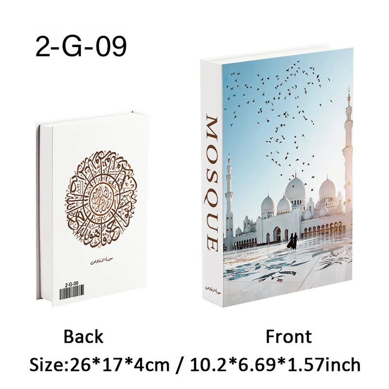 Islamic Church Writing Culture Fake Books Decorative Coffee Table Decoration Storage Box Bookshelf Bedroom Aesthetic Home Decor