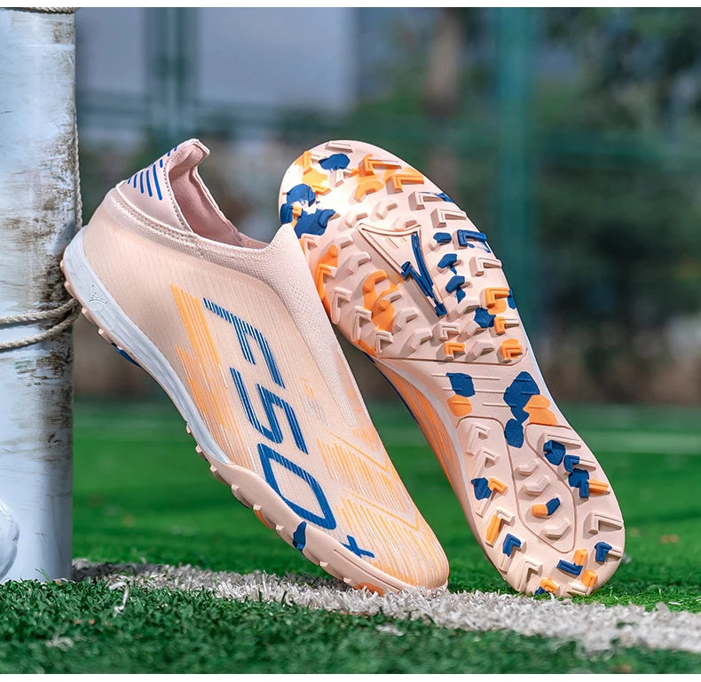 High Quality Mens Football Boots F50 Boys FG/TF Training Studded Fast Soccer Cleats Pro Non Slip Football Shoes for Man 35-45
