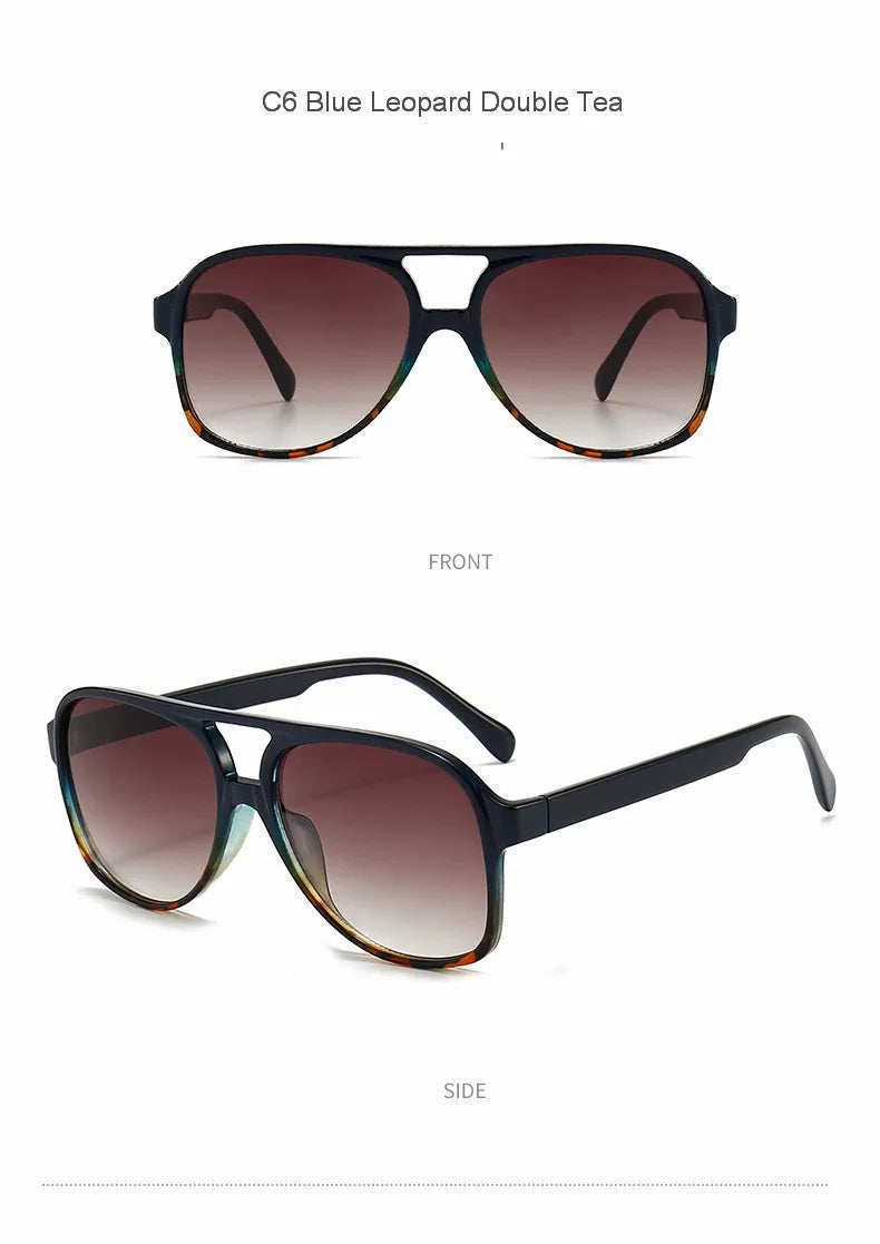2024 Pilot Polarized Women Sunglasses For Men Retro Sun Glasses Aviation Plastic Female Eyewear Lentes De Sol Mujer UV400