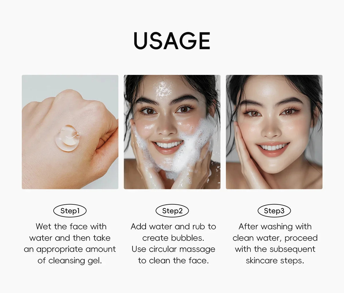 Quiyum 3 Step Set 97.5% Snail Mucin Collagen Hydrating Glowing Skin Korean Skincare