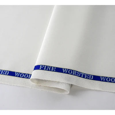 High Count 50% Worsted Wool Fabric For Suits Sewing Blazer Vest Pants Coat DIY High End 280g/m Serge Cloth Material 50X150cm