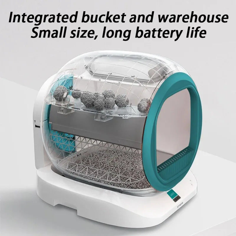 65L Automatic Cat Litter Box Self Cleaning Large Cats Litter Box APP Smart Closed Cat Toilet Dual Deodorization Pet Supplies