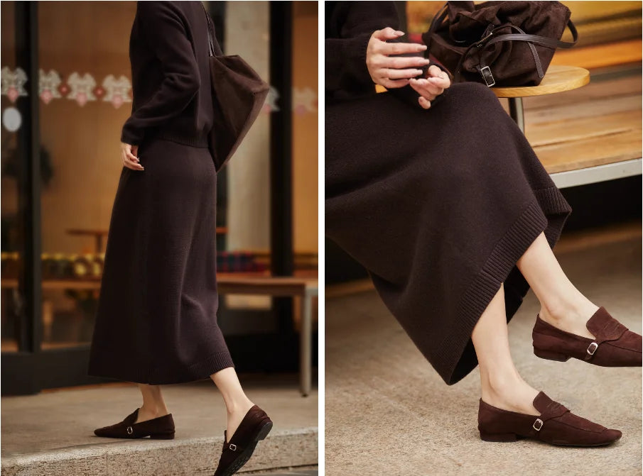 Row wind wool cashmere series ~ new sweaters in autumn and winter/overskirt fashion two-piece suit