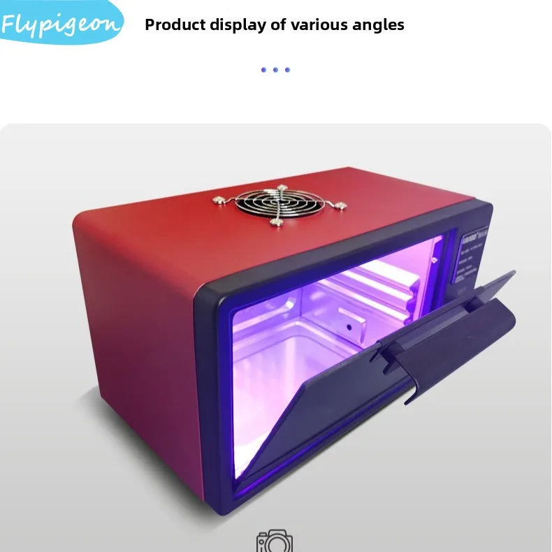 UV Curing Box High Intensity 365nm 395nm 405nm LED UV Oven For OCA Resin Fast Flexible Screen Repair Cabinet