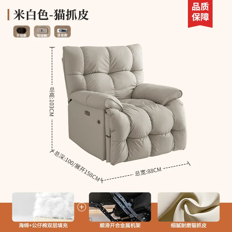 Recliner Europe Living Room Sofas Comfortable Adults Minimalist Design Sofa Cinema Lounge Muebles Para Habitacion Furnitures