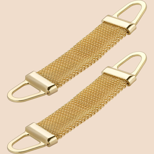 Cuff link chain accessories（1 pair）-Gold, Silver and Black, Leather Black and Coffee available, please note colour when ordering