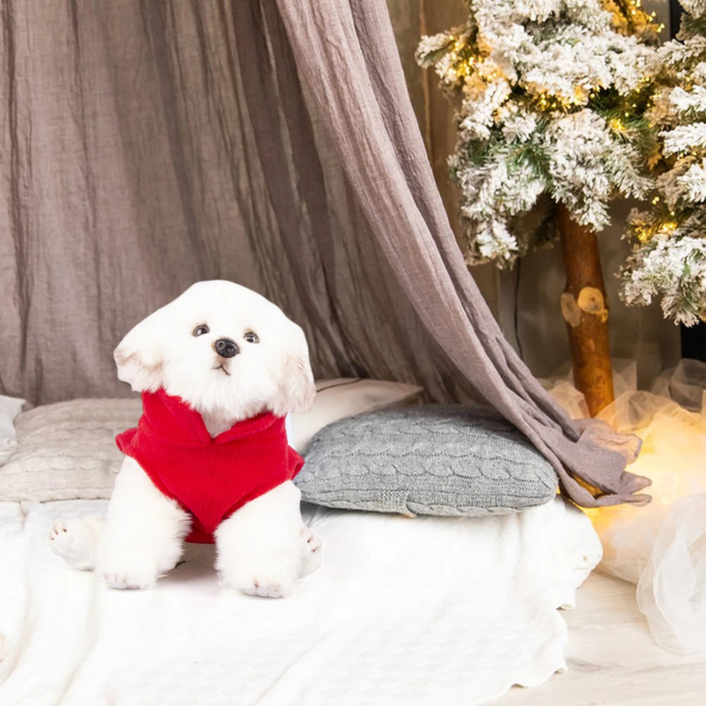 Pet Winter Jacket With Tractions Buckle Breathable Comfortable Pet Clothes For Small Cat Dog