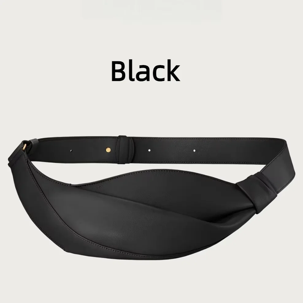 Women's fashionable light beige twist waist bag, simple belt bag, casual waist bag, suitable for daily commuting