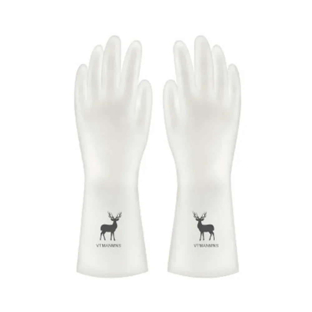 Waterproof Housework Cleaning Gloves Kitchen Cleaning Latex Laundry Dishwashing Gloves Wear Resistant Rubber Gloves