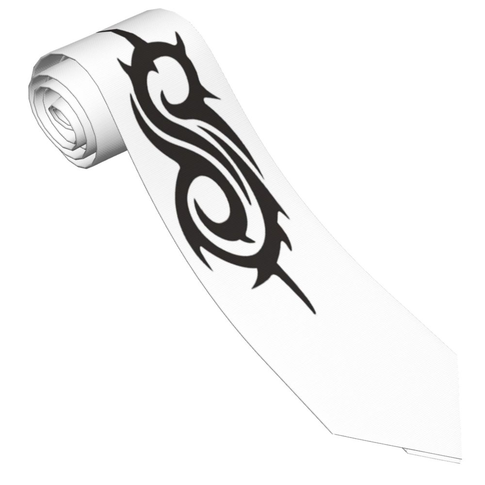 Slipknots Neckties Men's Customized Silk Heavy Metal Rock Music Gift Neck Tie for Office