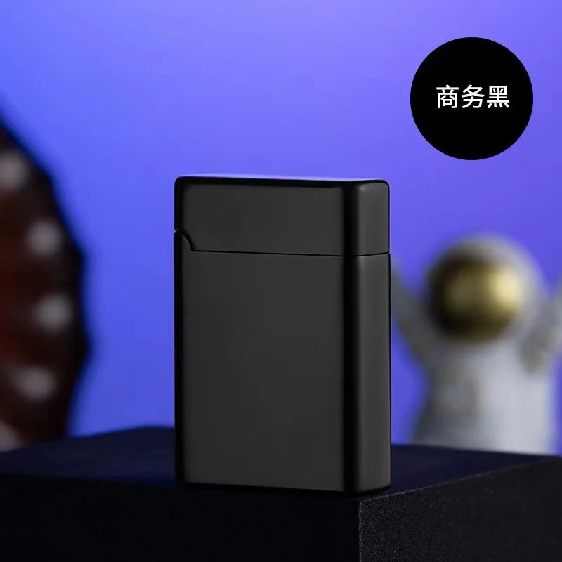 Portable Metal Induction Ignition Cigarette Lighter Men's Boutique Gift Butane Gas Lighter Windproof Lighter Unusual Lighters