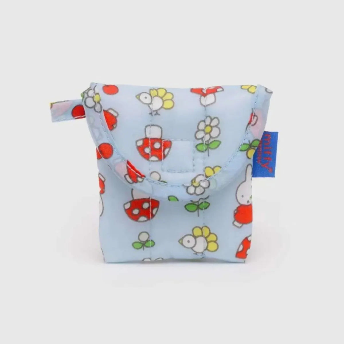Kawaii Miffy Rabbit Coin Purse Headphone Case Cute Cartoon Anime Print Headphone Case Mini Portable Storage Bag