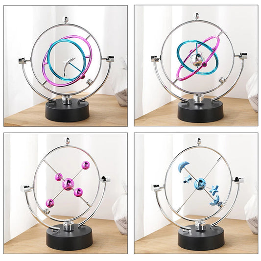 Rotating Perpetual Motion Device Colorful Billiard Balls Office equipment Desktop Decorations Celestial Globe Home Decorations