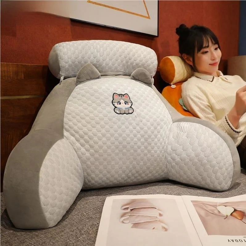 2024 New Detachable Waable Extra Large Semi-Barest Pillow Soft Covered Lazy Sofa Pregnancy Pillow Modern mat Sle...