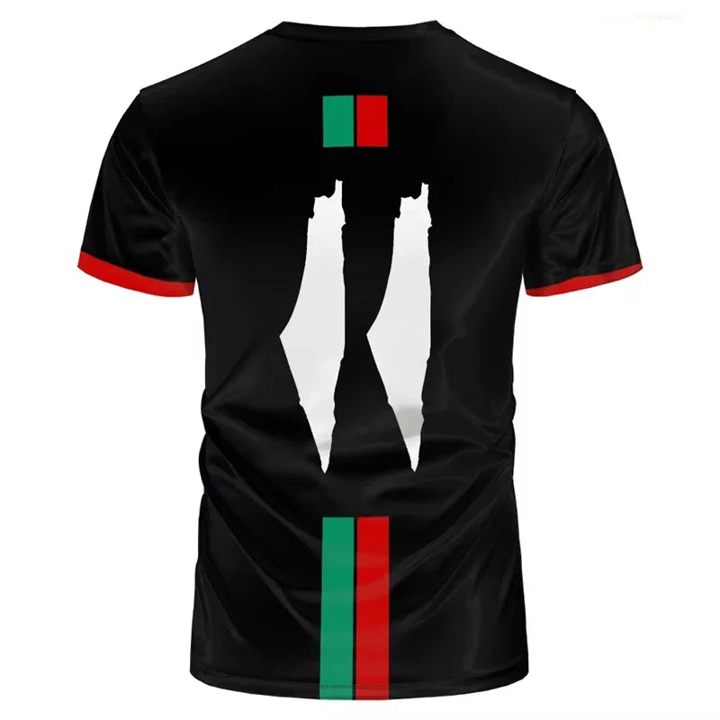 Palestine Football T Shirts Summer Fashion Short Sleeve Palestinian Flag 3d Printed T-shirts Casual O Neck Loose Mens Tees Tops