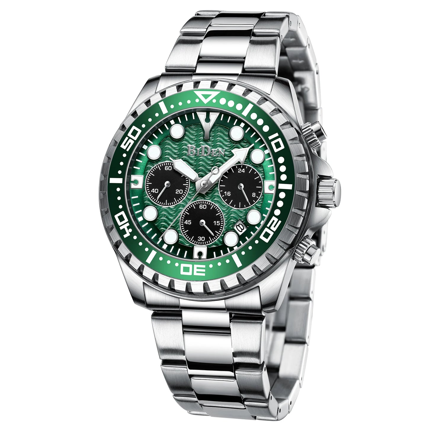 BIDEN Top Brand Fashion Mens Watches for Men Sport Waterproof  Quartz Watch Luxury Man Business Luminous Clock Relogio Masculino