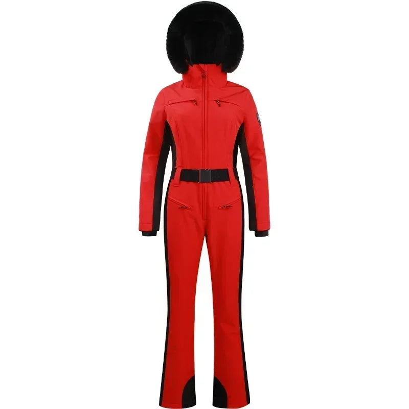 Skiing Suites 2025 Winter Snowboard Wear Outdoor Sports Overalls New 1PS Warm Female Ski Clothing Windproof Waterproof Jumpsuits