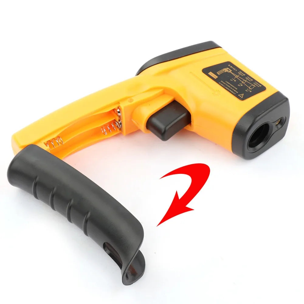 Handheld LCD Infrared Thermometer Laser Positioning Accurate Non-contact Thermometer Convertible Units Professional