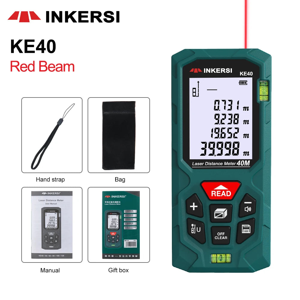 Laser Distance Meter Digital Rangefinder Roulette Trena Measuring Tape Construction Tool Laser Tape Measure Range Finder
