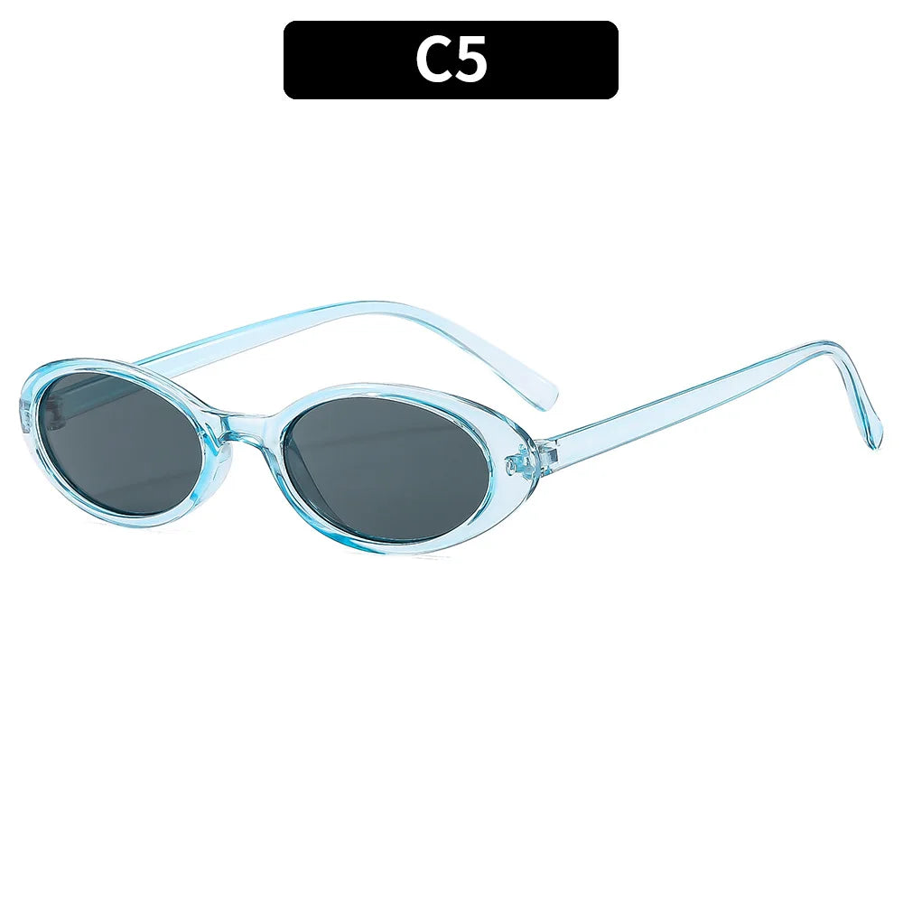 Polarized Small Oval Women's Myopia Sunglasses Women Frame Nearsighted Sun Glasses Uv400 Protection Eyewear
