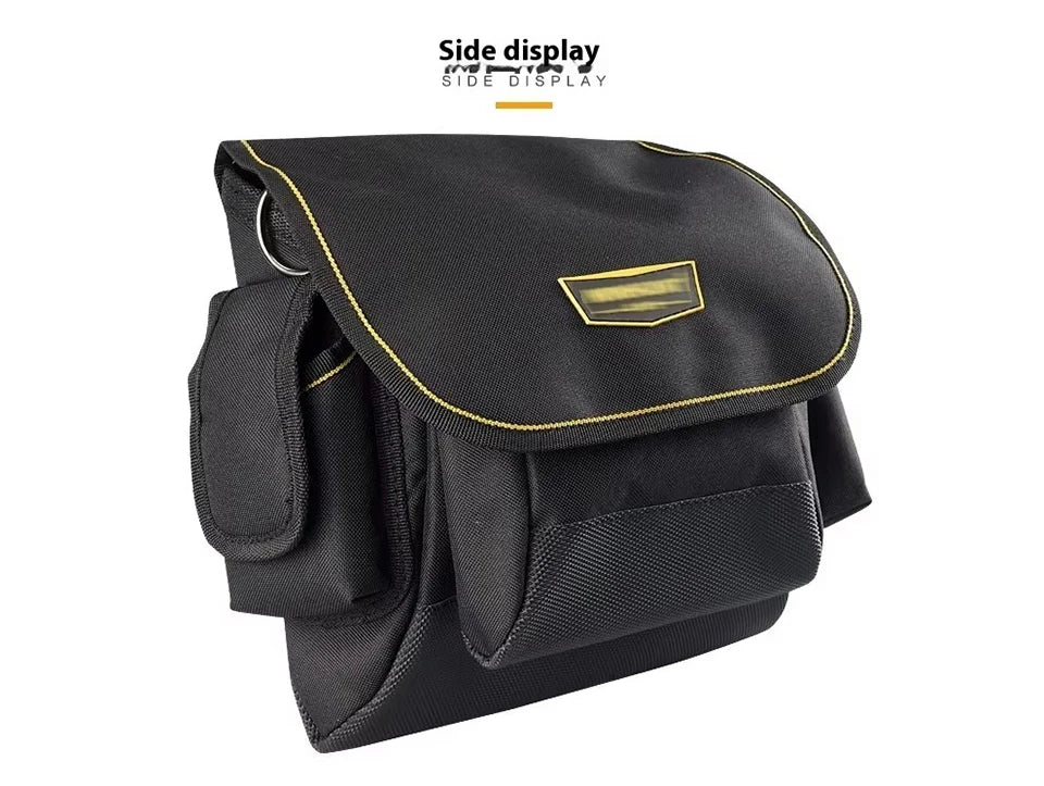 Tool Pouch - Electrician Tools Bag,Multic Pockets Tool Belts Pouches with Cover ,Thickened Oxford Cloth Belt Bag Pouch Bag WH018