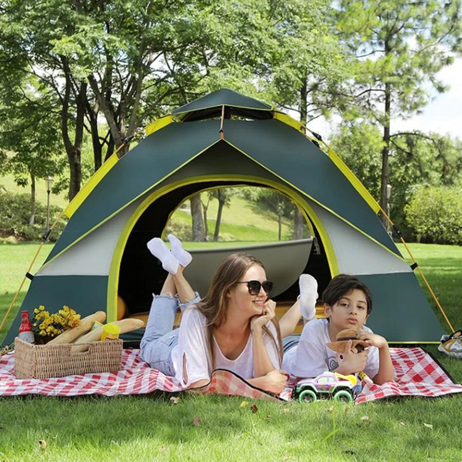 Instant Tent,Instant Pop Up Tents,Easy and Quick Setup Camping Tent,Windproof Waterproof with Rainfly for Outdoor Camping/Hiking