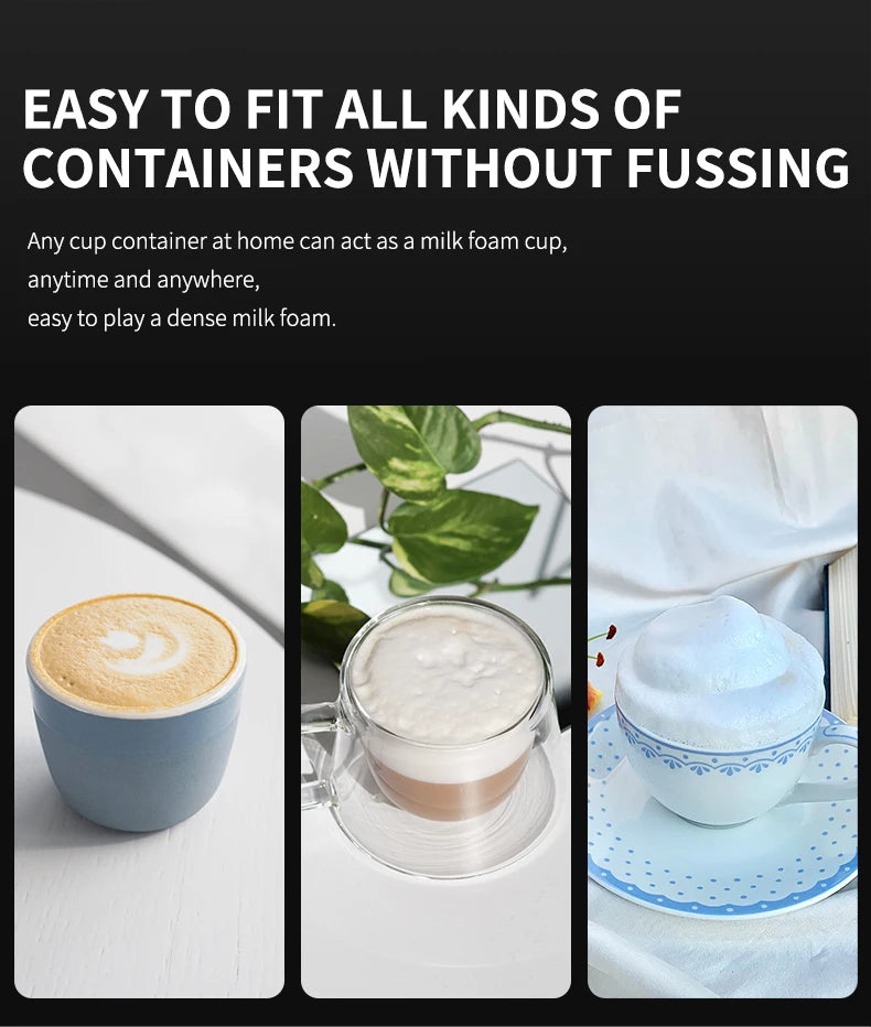Coffee blender, electric milk mixer, milk cap whipping machine, hand-held milk blender
