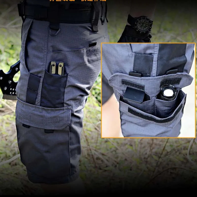 New Tactical Pants Quick Dry Multi-Pocket Cargo Pants Mens Casual Trousers Wear-Resistant Work Trainning Hiking Pant Loose