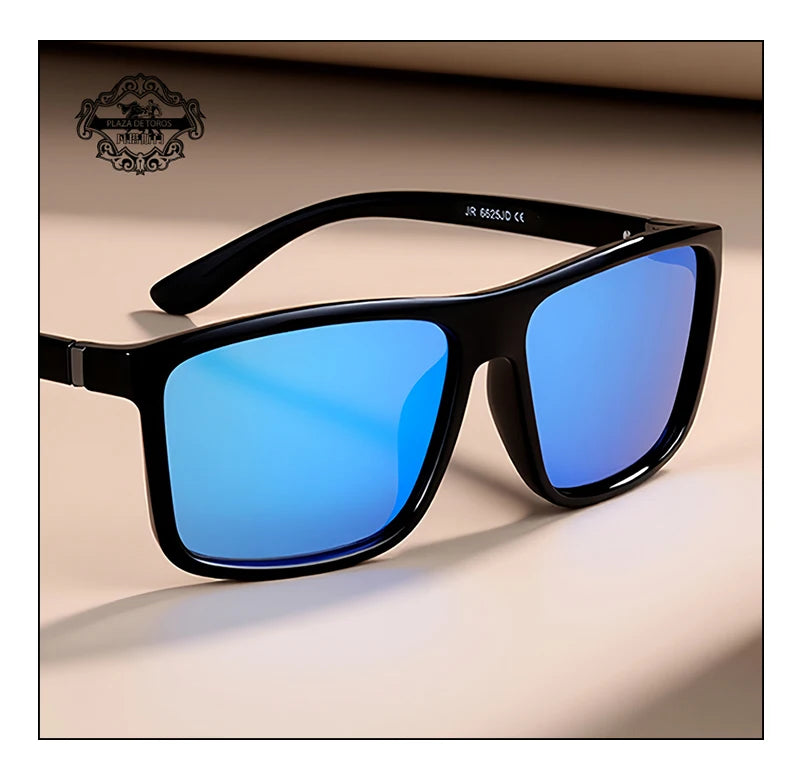 Classic Square Polarized Sunglasses Men Women Retro Black Sun Glasses Male Female Fashion Summer Anti Glare Driving Shades UV400