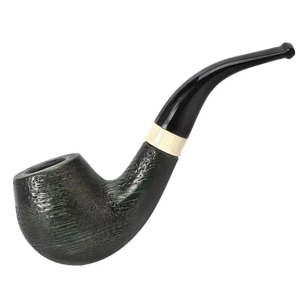 Premium Handcrafted Tobacco Pipe – Classic Briar Wood Smoking Pipe with Elegant Finish