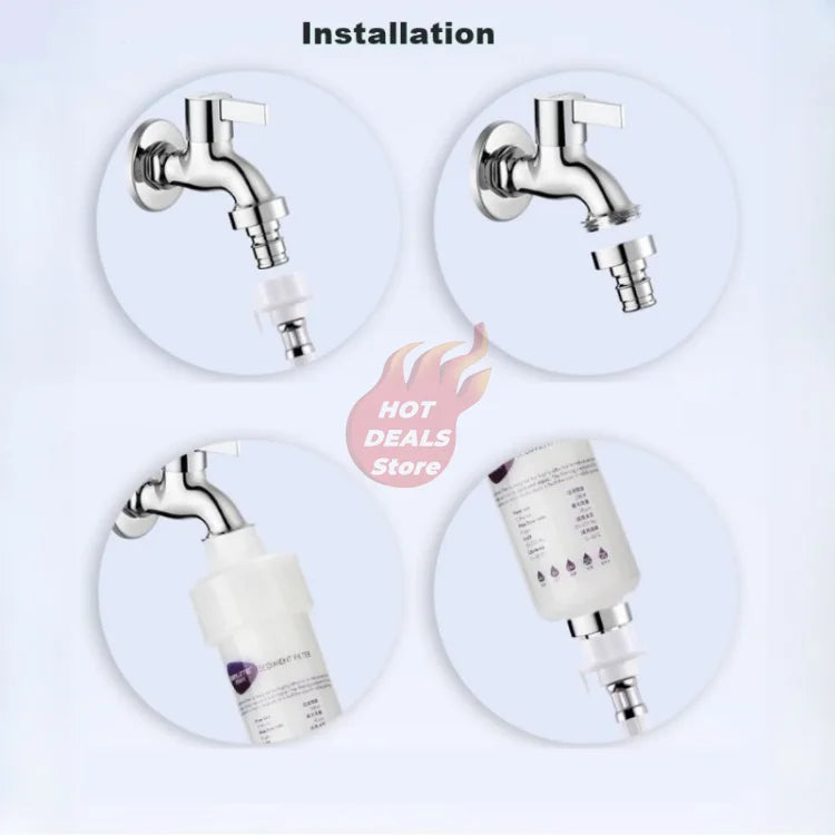 5'' PRE FILTER Water Filter Cartridge Washing Machine Filter Water Filter Replacements for Toilet Shower Water Heater Pre-filter