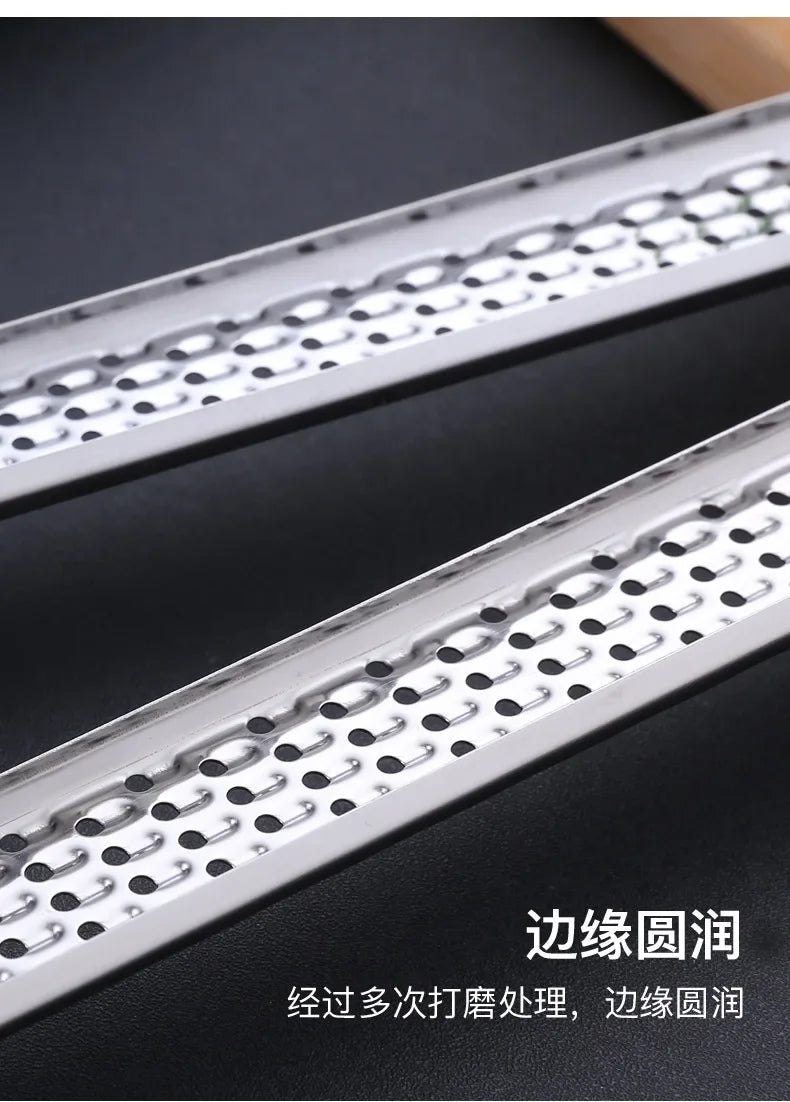 Stainless Steel Grater Cheese Long Planer Baking Handheld Cheese Grater Chocolate Grater Lemon Peel Scraper Cheese Grinding Tool