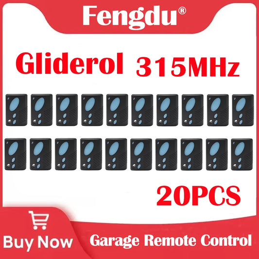 Garage Door Remote Control 20PCS Compatible with Gliderol TM305C GRD2000 GTS2000 GTS Duplicator Gate Opener Wireless Transmitter