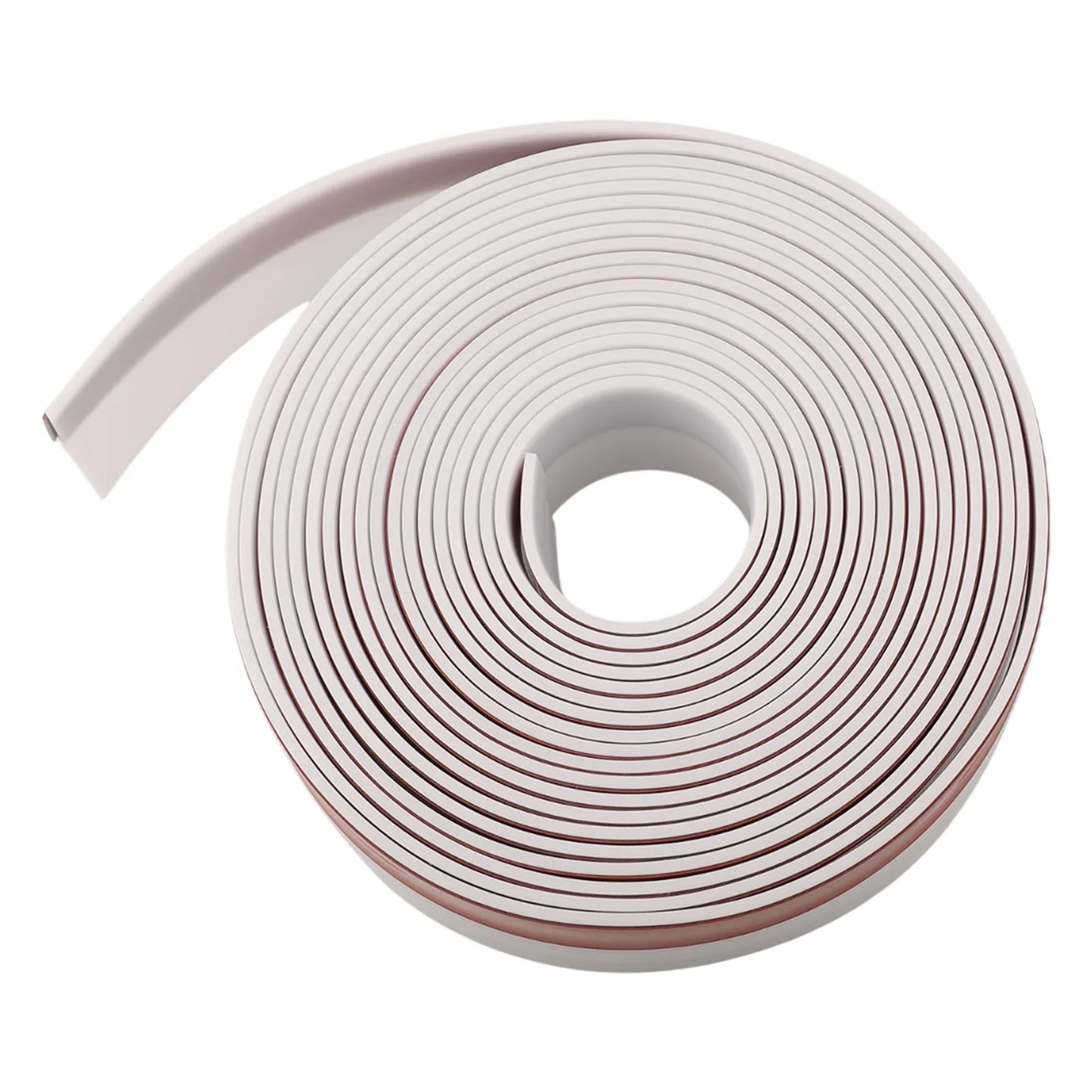 For Garage Doors Dust And Water Barrier 5M Door Frame Strip Garage Maintenance White Easy Installation Sealing Strip Appliance