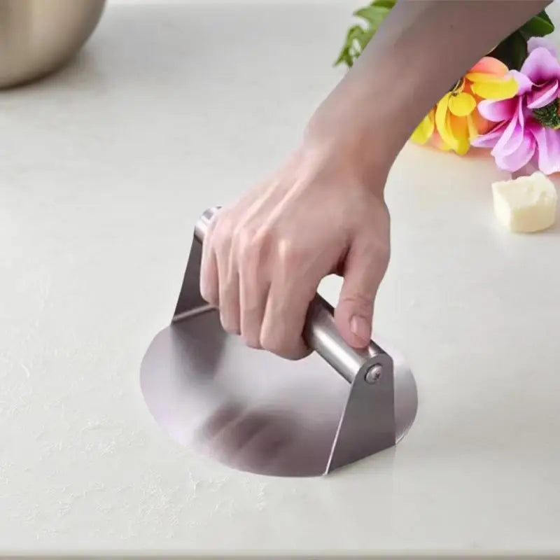 Stainless Steel Smash Burger Press Hamburger Patties Meat Masher Circular Meat Press Mold For Deli Meats Kitchen Accessories