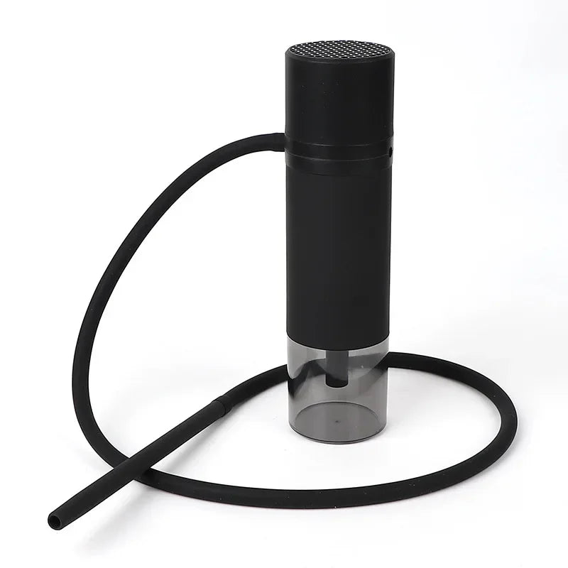 Portable Water Pipe Set for A Car with A Mini Shisha Silicone Hose for Traveling Outside Mobile Water Pipe Narguile Chichama