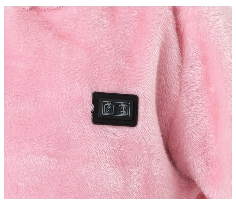 USB Infrared 9 Heating Areas Hoodies Sweater Winter Electric Heated Sweater Waistcoat For Sports Hiking Oversized M-6XL
